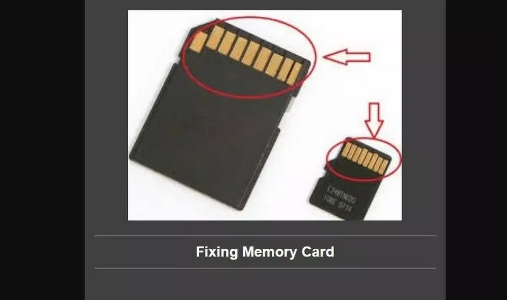 how to improve memory card スクリーンショット