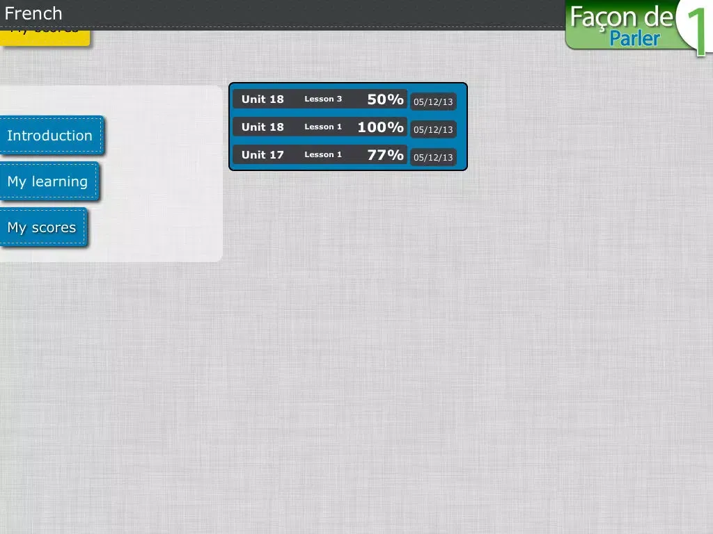 Tangkapan skrin Learn French Lab: Façon 1 iPad 