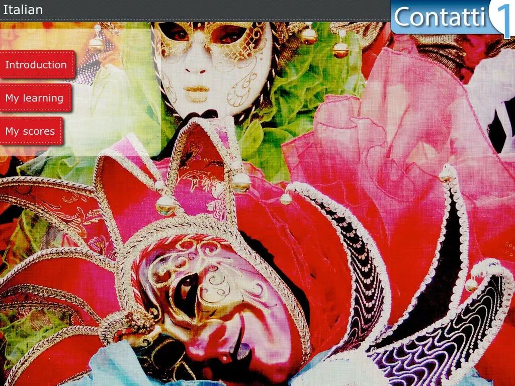 Learn Italian Lab: Contatti 1 iPad  Screenshots