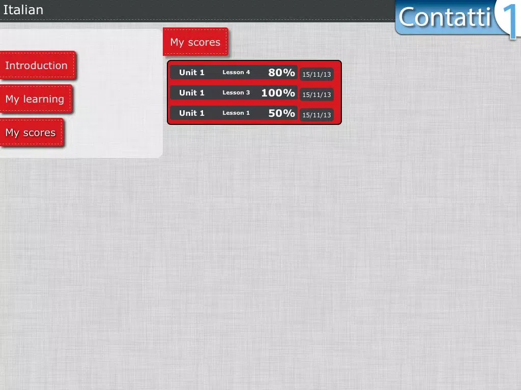 Learn Italian Lab: Contatti 1 iPad  Screenshots