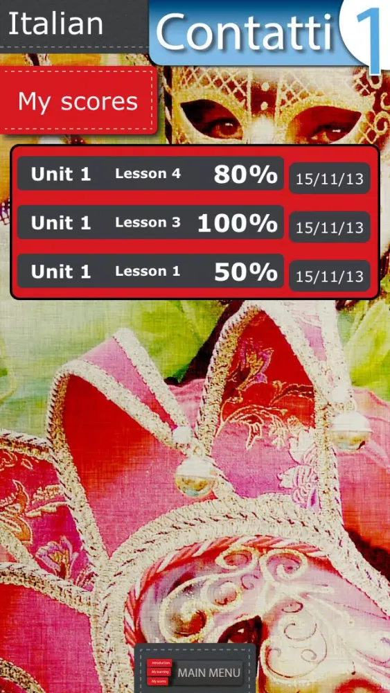 Learn Italian Lab: Contatti 1 Screenshots