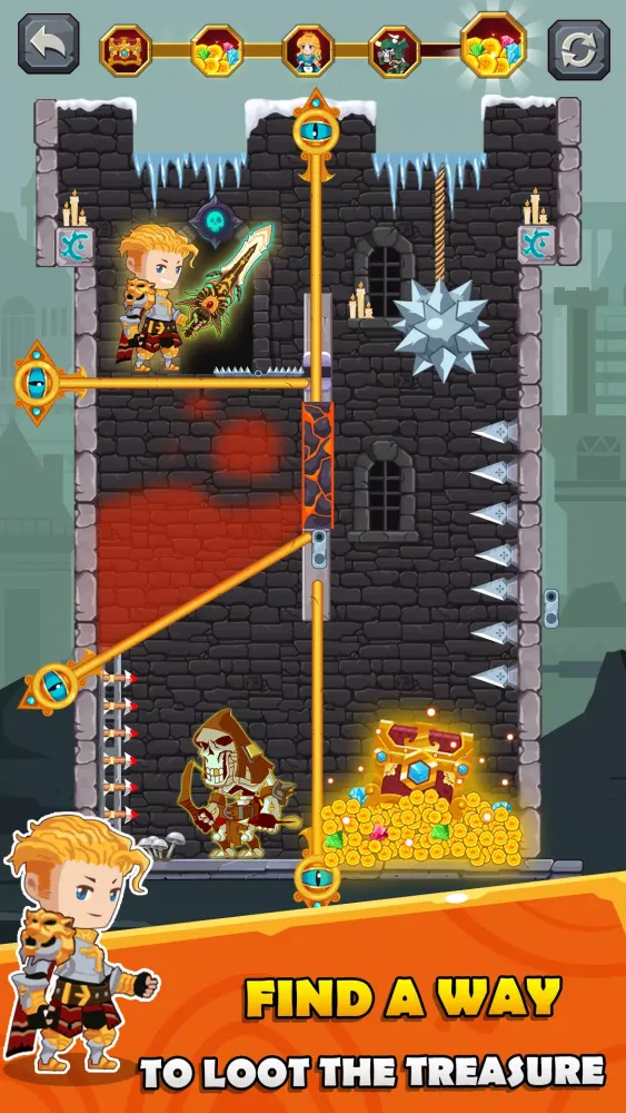 ภาพหน้าจอของ How to Loot - Pin Pull
