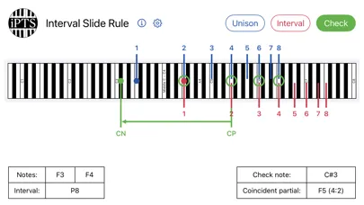 Скриншоты Piano Tuner's Slide Rule