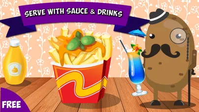 Tangkapan layar French Fries Deluxe-Free Hotel & Restaurant Cooking game for kids,family & friends
