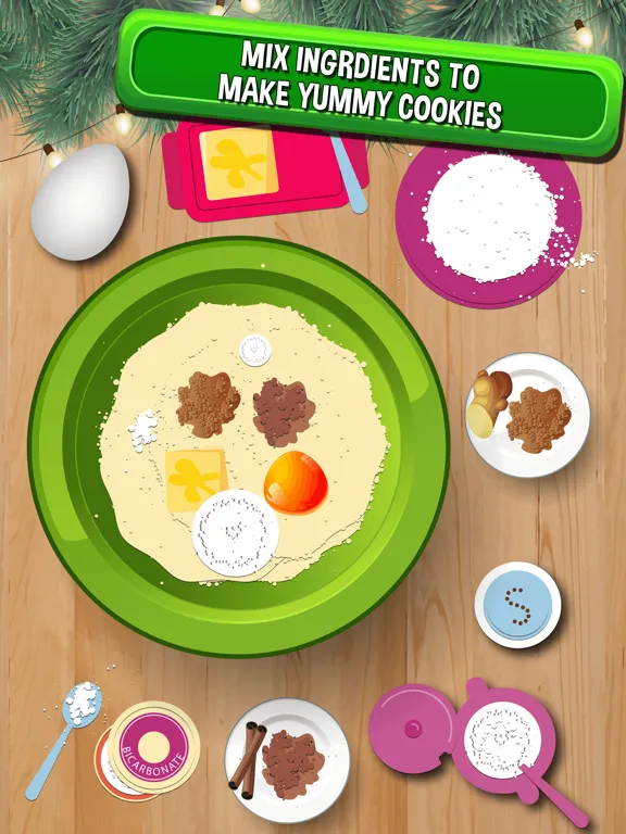Gingerbread Man-Little Girls & Kids Chef Game iPad 应用截图