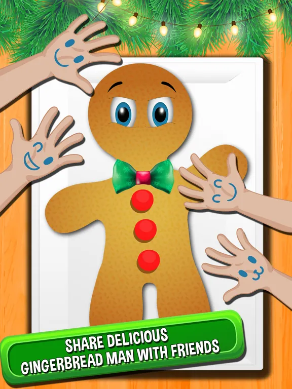 Gingerbread Man-Little Girls & Kids Chef Game iPad 应用截图