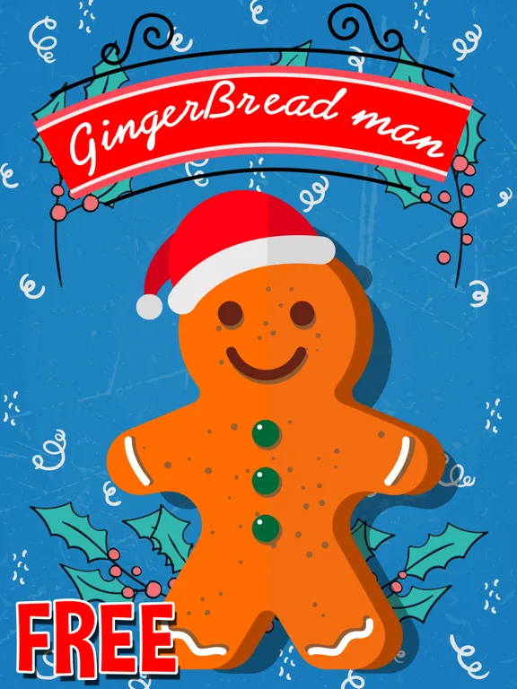 Gingerbread Man-Little Girls & Kids Chef Game iPad 应用截图