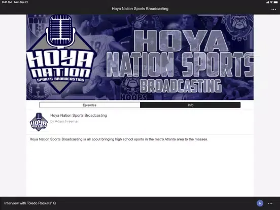 Hoya Nation Sports iPad  স্ক্রিনশট