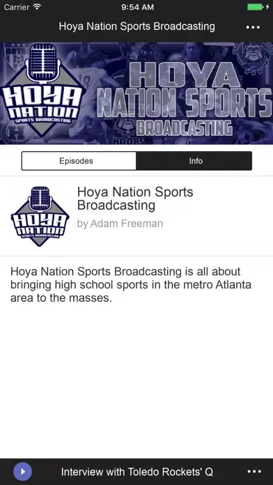 Hoya Nation Sports স্ক্রিনশট