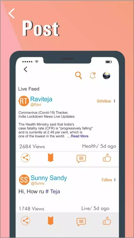 Screenshot di Hoyday – Videos & images Share