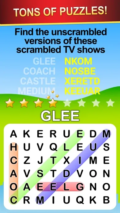 Word Search World Hollywood Screenshots