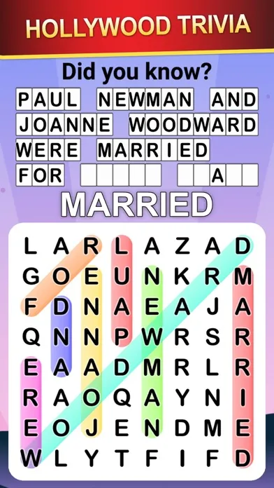 Word Search World Hollywood Screenshots