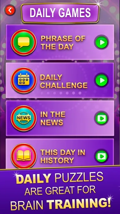 Capturas de tela do See & Solve Trivia Game Show