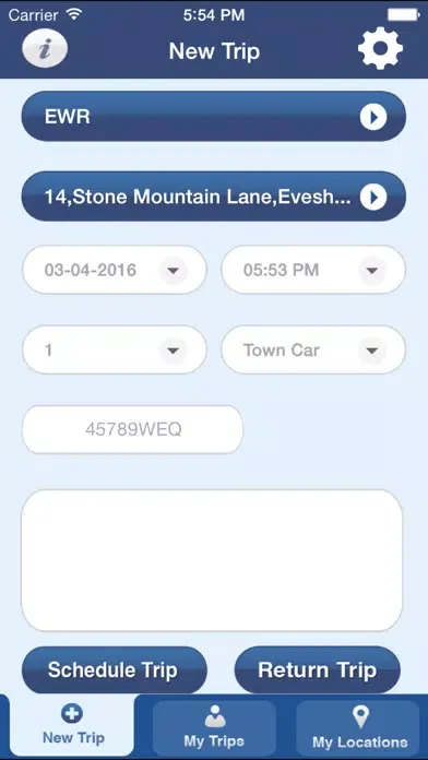 Zrzuty ekranu Hoyt Livery App