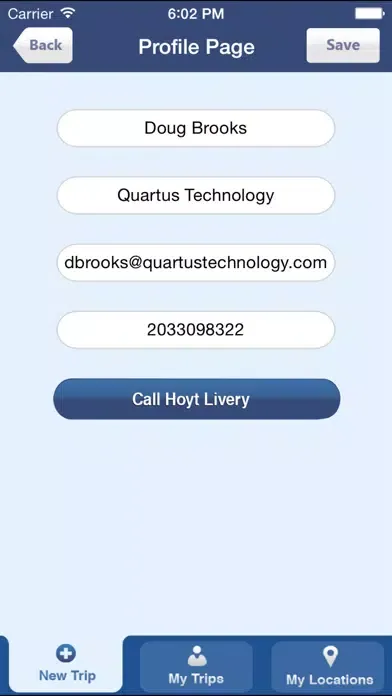 Zrzuty ekranu Hoyt Livery App