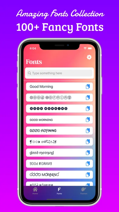 Capturas de tela do iFonts : Keyboard for iPhone