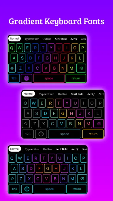 Capturas de tela do iFonts : Keyboard for iPhone