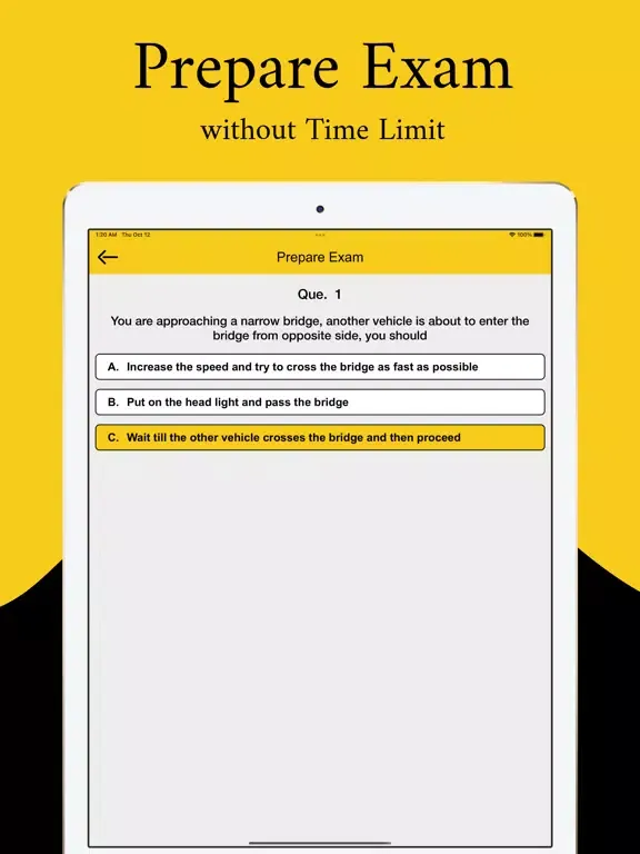 RTO Exam -Driving Licence Test iPad 應用截圖