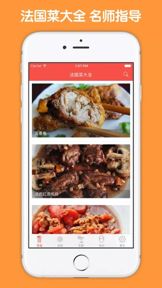 Tangkapan skrin 法国菜大全 - 世界美食之浪漫法国菜