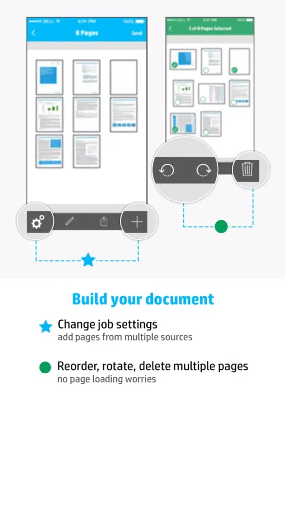HP JetAdvantage Capture Ekran Görüntüleri