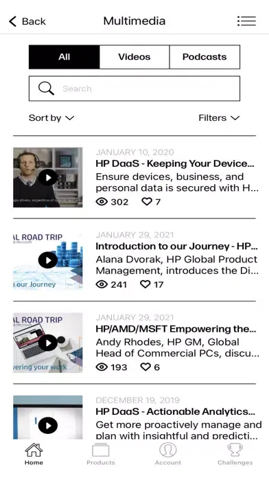 Screenshot di HP Companion