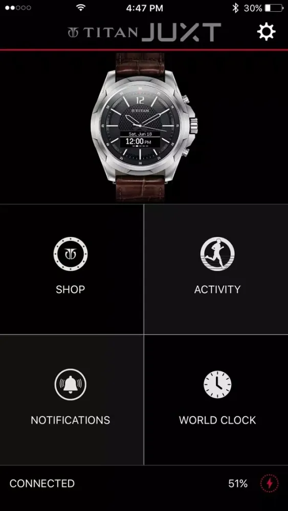 Tangkapan skrin Titan Juxt