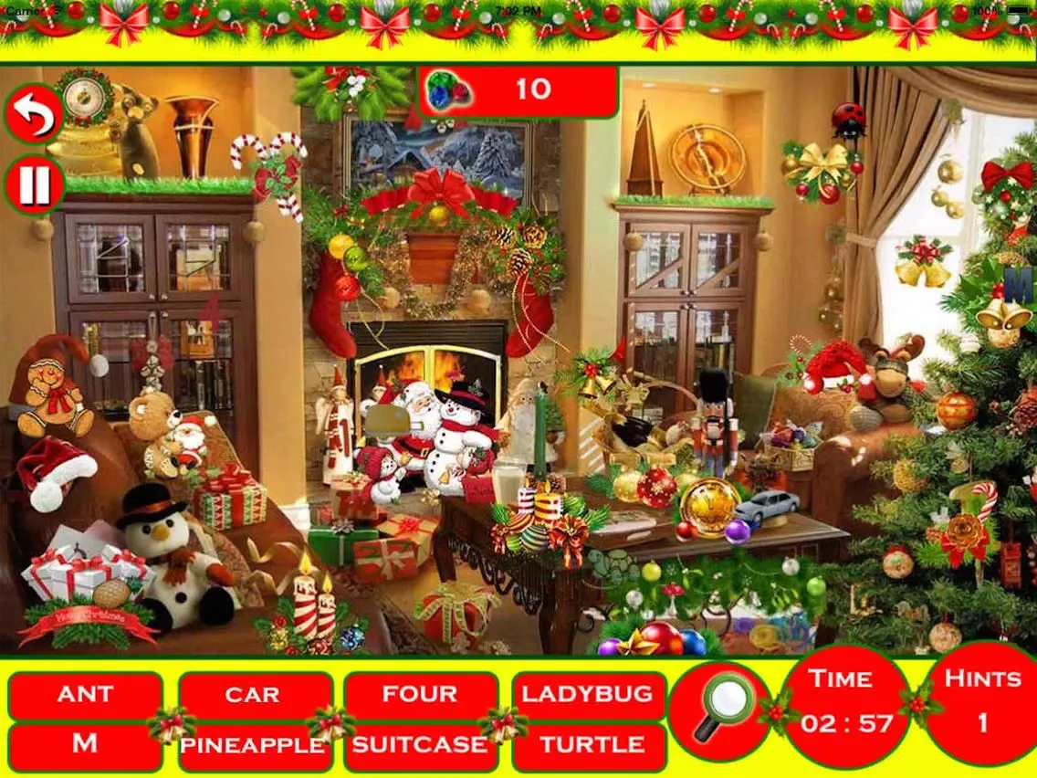 Tangkapan skrin Christmas Party Fun Hidden Objects Edition 100 Levels Combo iPad 