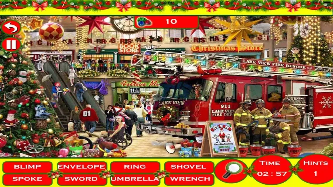 Tangkapan skrin Christmas Party Fun Hidden Objects Edition 100 Levels Combo