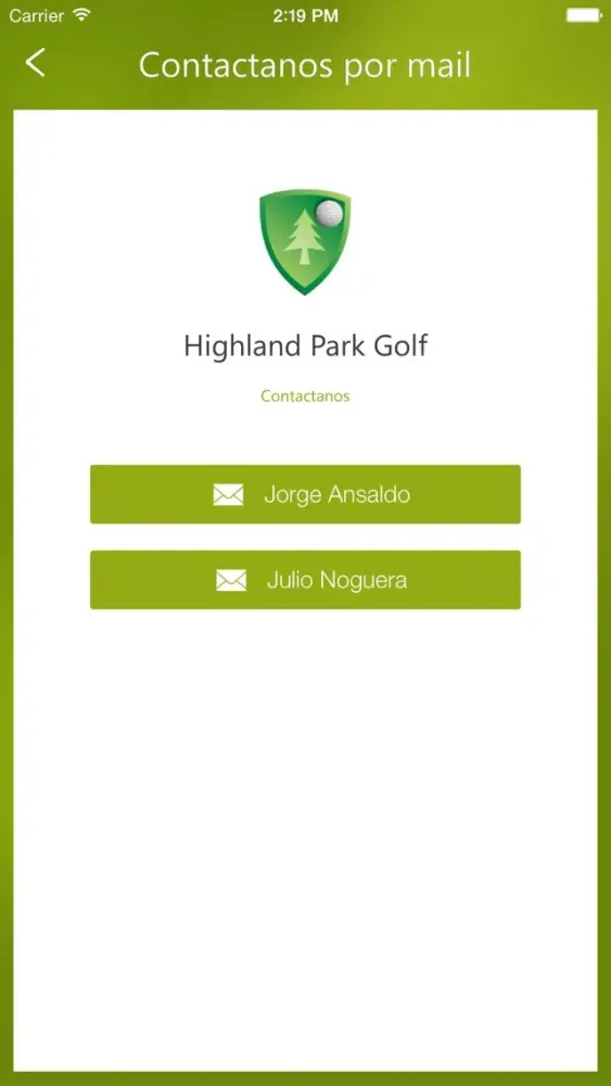 Captures d'écran de Highland Golf