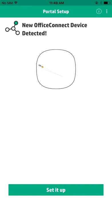 HPE OfficeConnect Wi-Fi Portal應用截圖