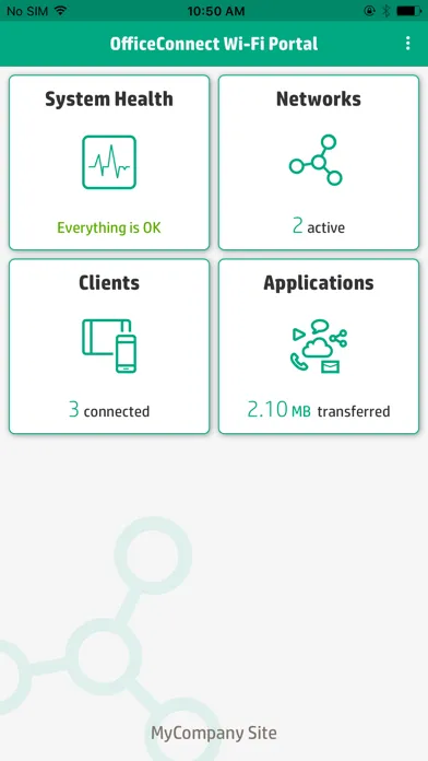 HPE OfficeConnect Wi-Fi Portal應用截圖