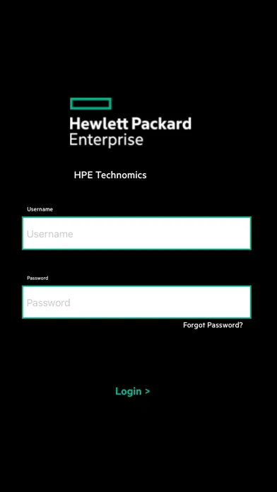 HPE Technomics Screenshots