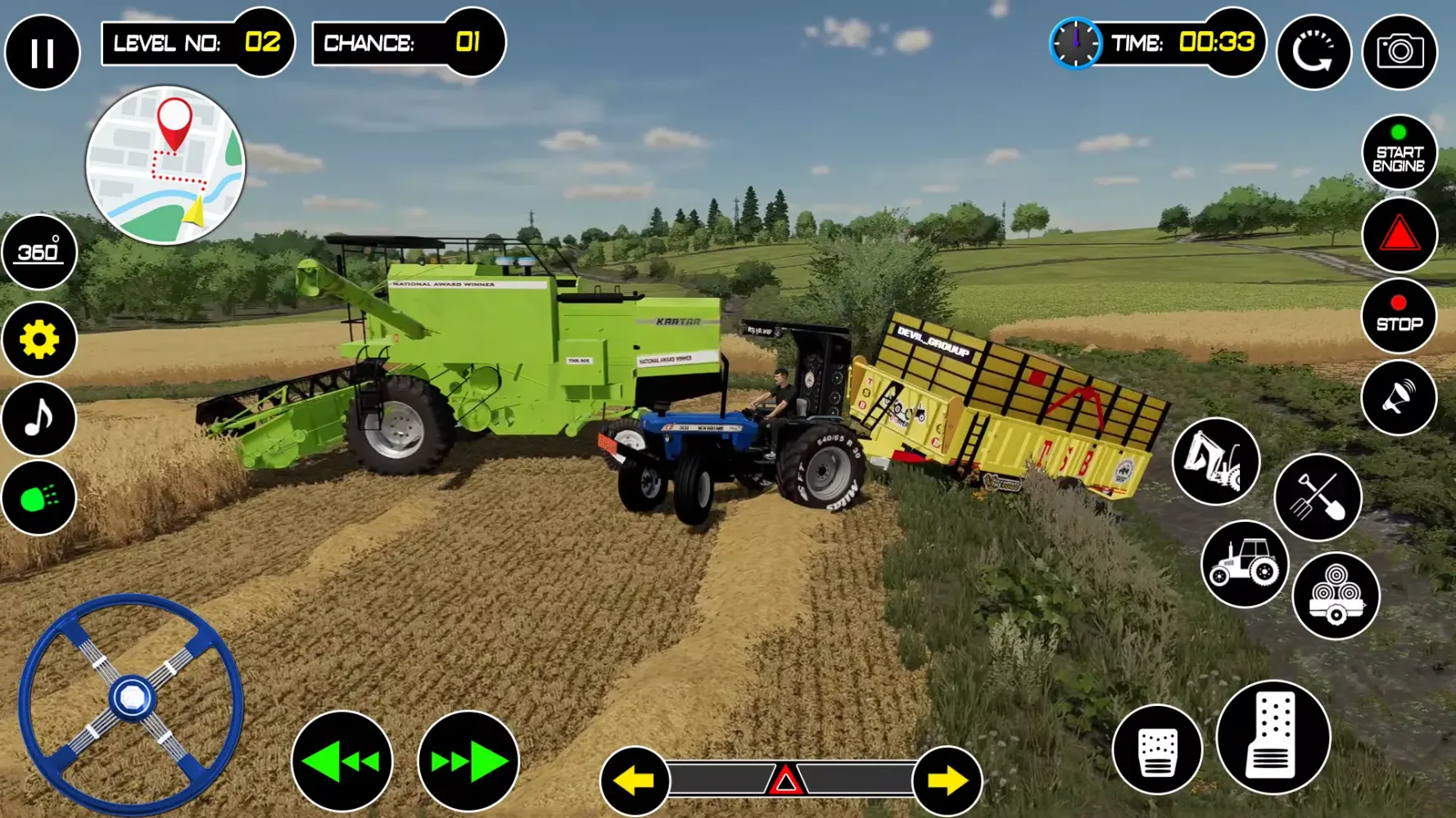 Zrzuty ekranu Indian Tractor Game 2023