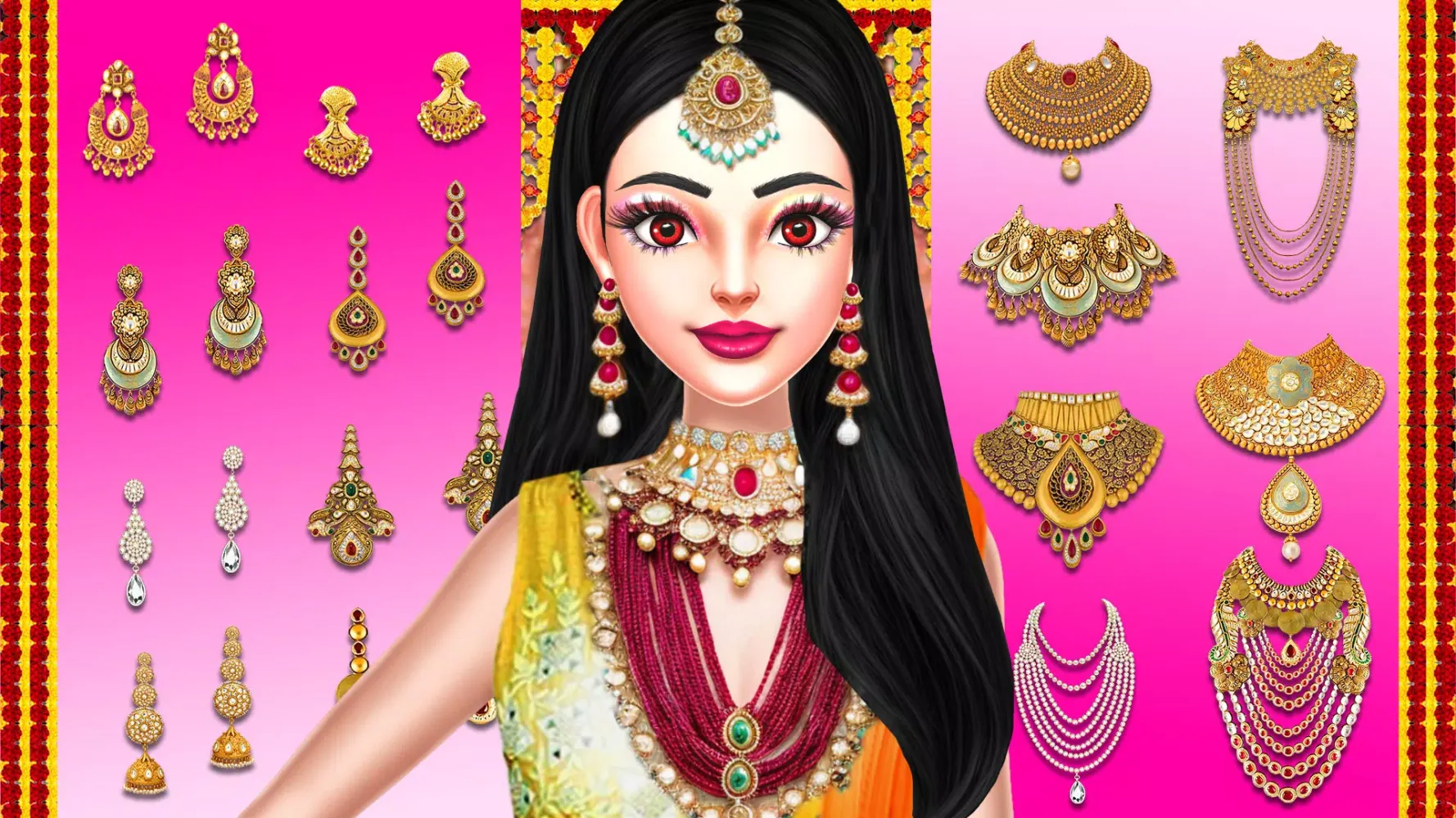Indian wedding bridal Dress up 스크린샷