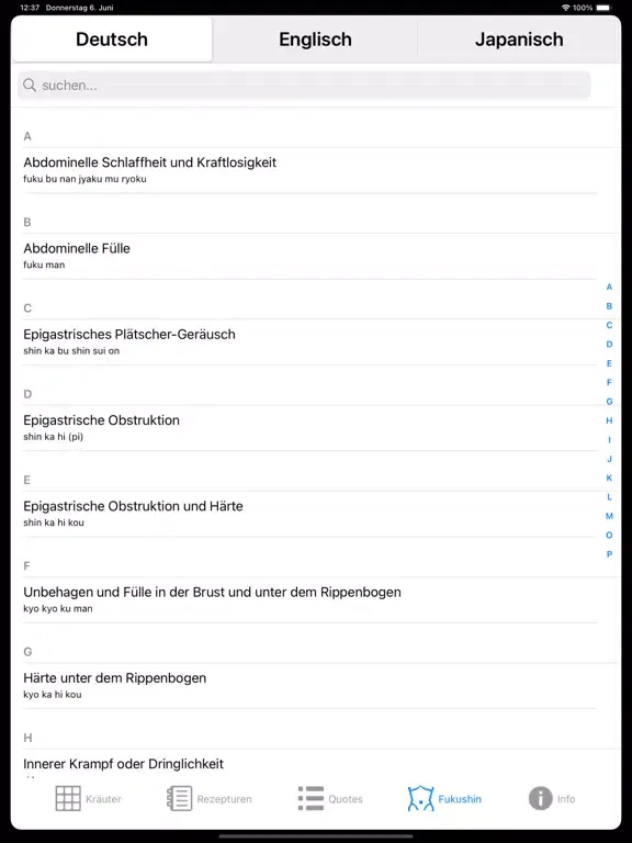 Shanghan Lun und Jing Gui iPad  Screenshots