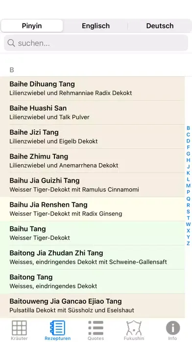Shanghan Lun und Jing Gui Screenshots