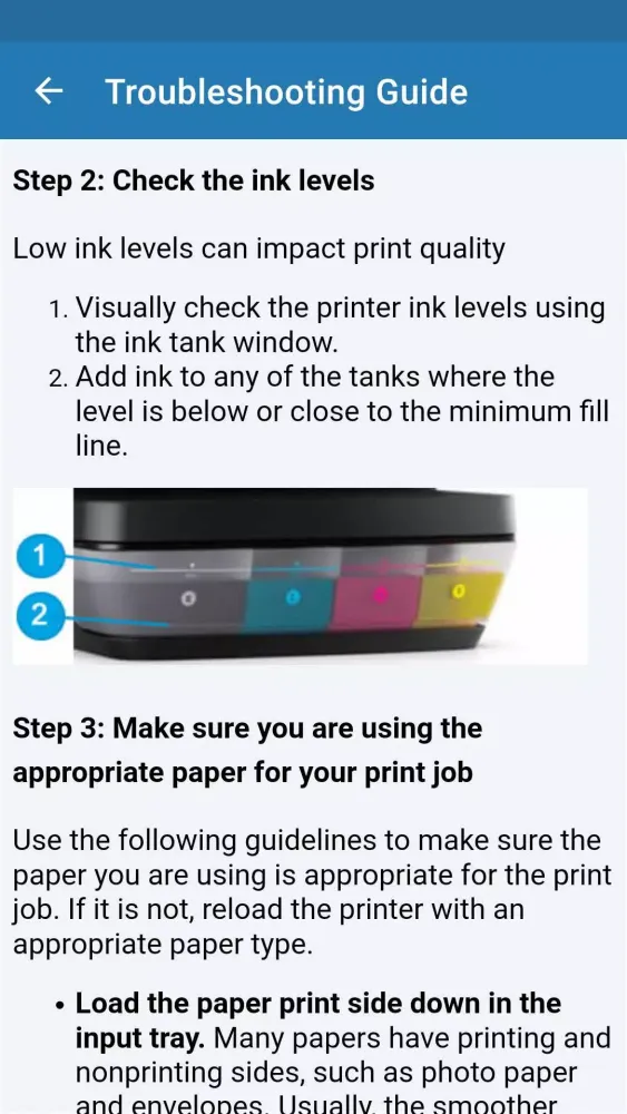 Hp ink tank 315 printer guide Screenshots
