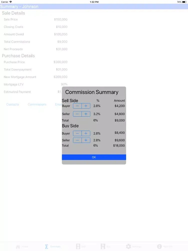 تصاویر Realtor Tools iPad 