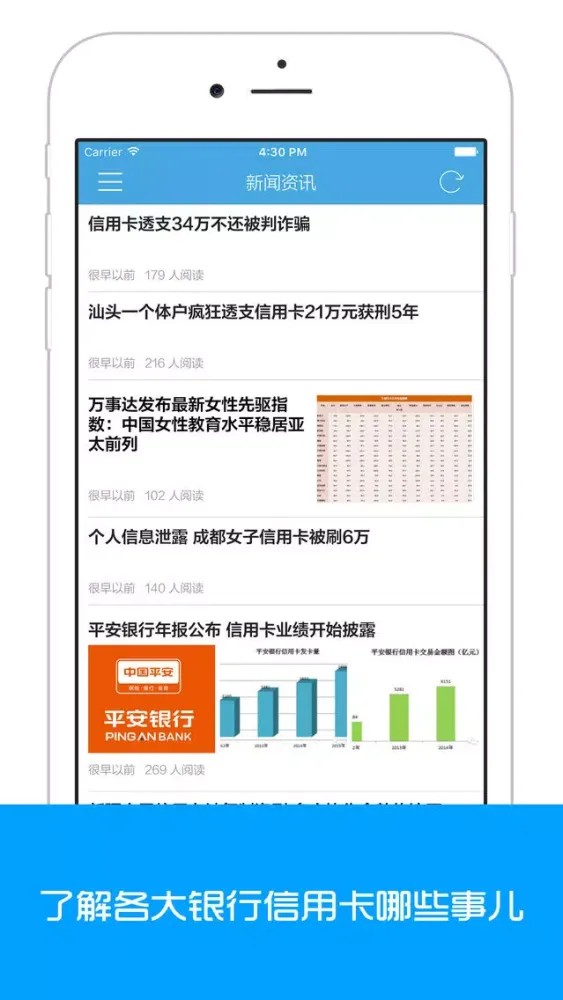 办信用卡 - 申请信用卡必备知识,玩转信用卡提额、分期、活动 Screenshots