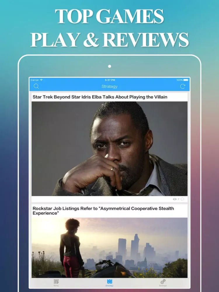 Capturas de pantalla de VGames for PS4 & Xbox TV news iPad 