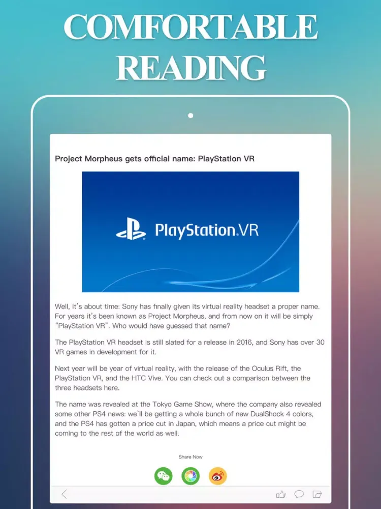 Capturas de pantalla de VGames for PS4 & Xbox TV news iPad 
