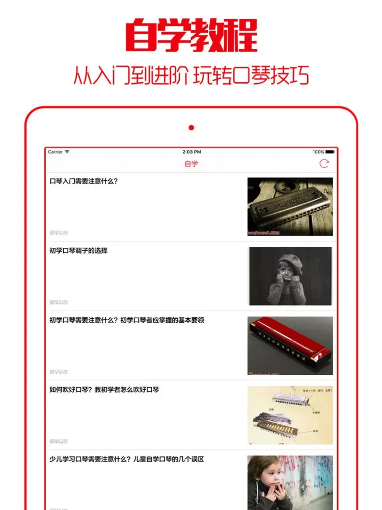 口琴达人 - 口琴爱好者聚集地,交流学习入门进阶教程 iPad  سکرین شاٹس