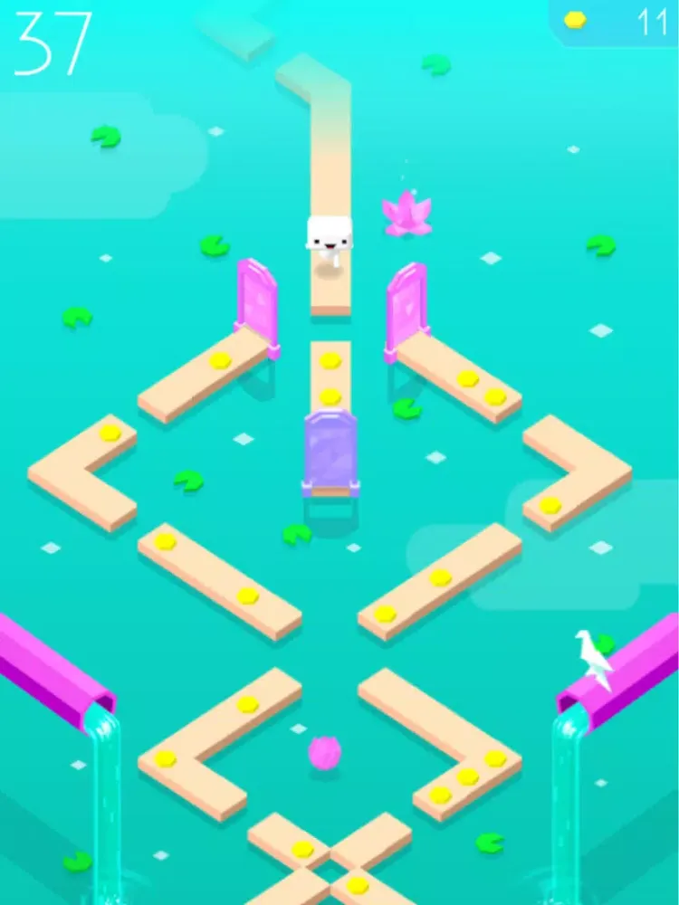 无尽小河 - 纪念碑谷中畅快穿梭 iPad  Screenshots