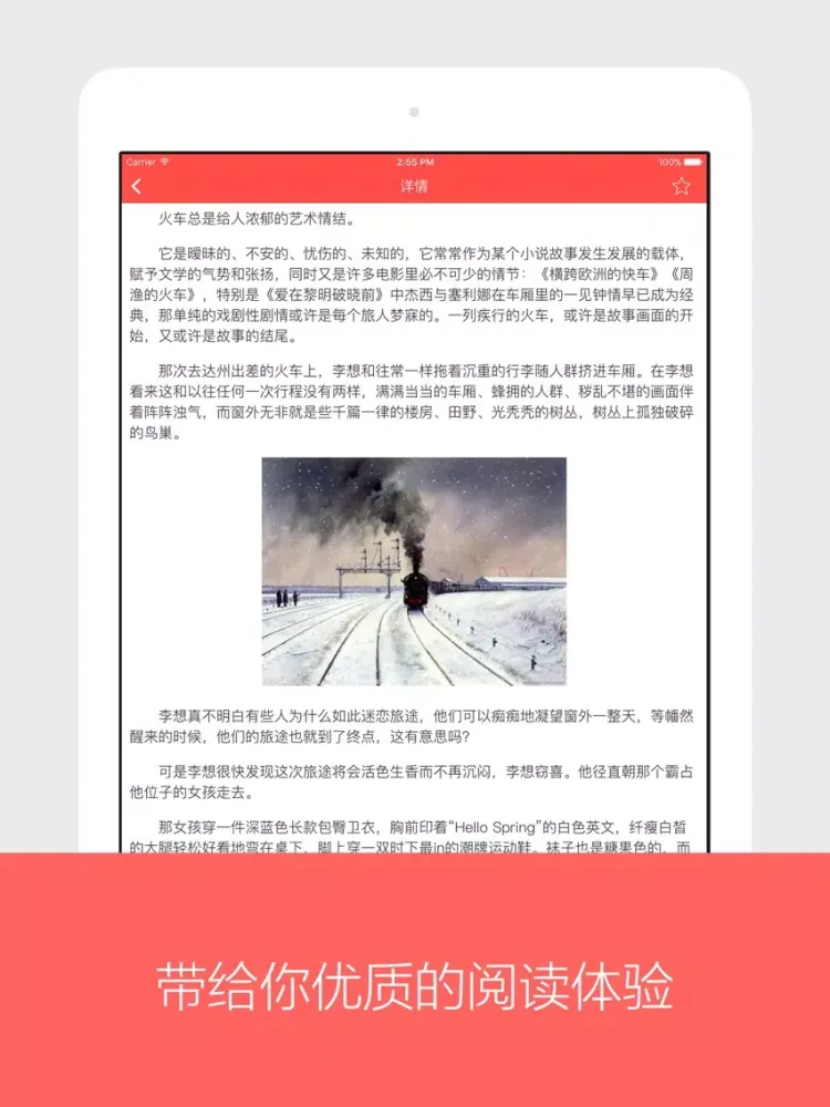 宜读小说 - 最强小说阅读,热门书籍推荐,出版小说热评 iPad  Screenshots