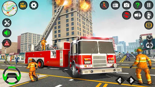 Firefighter Fire Truck Game 3D應用截圖