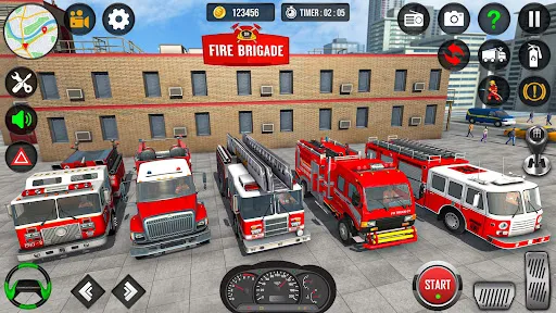 Firefighter Fire Truck Game 3D應用截圖