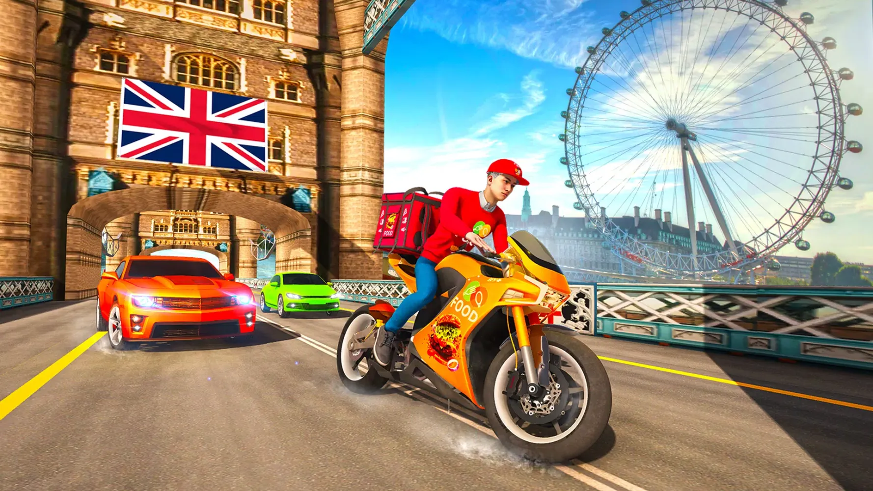 Pizza Delivery Game- Bike Game应用截图
