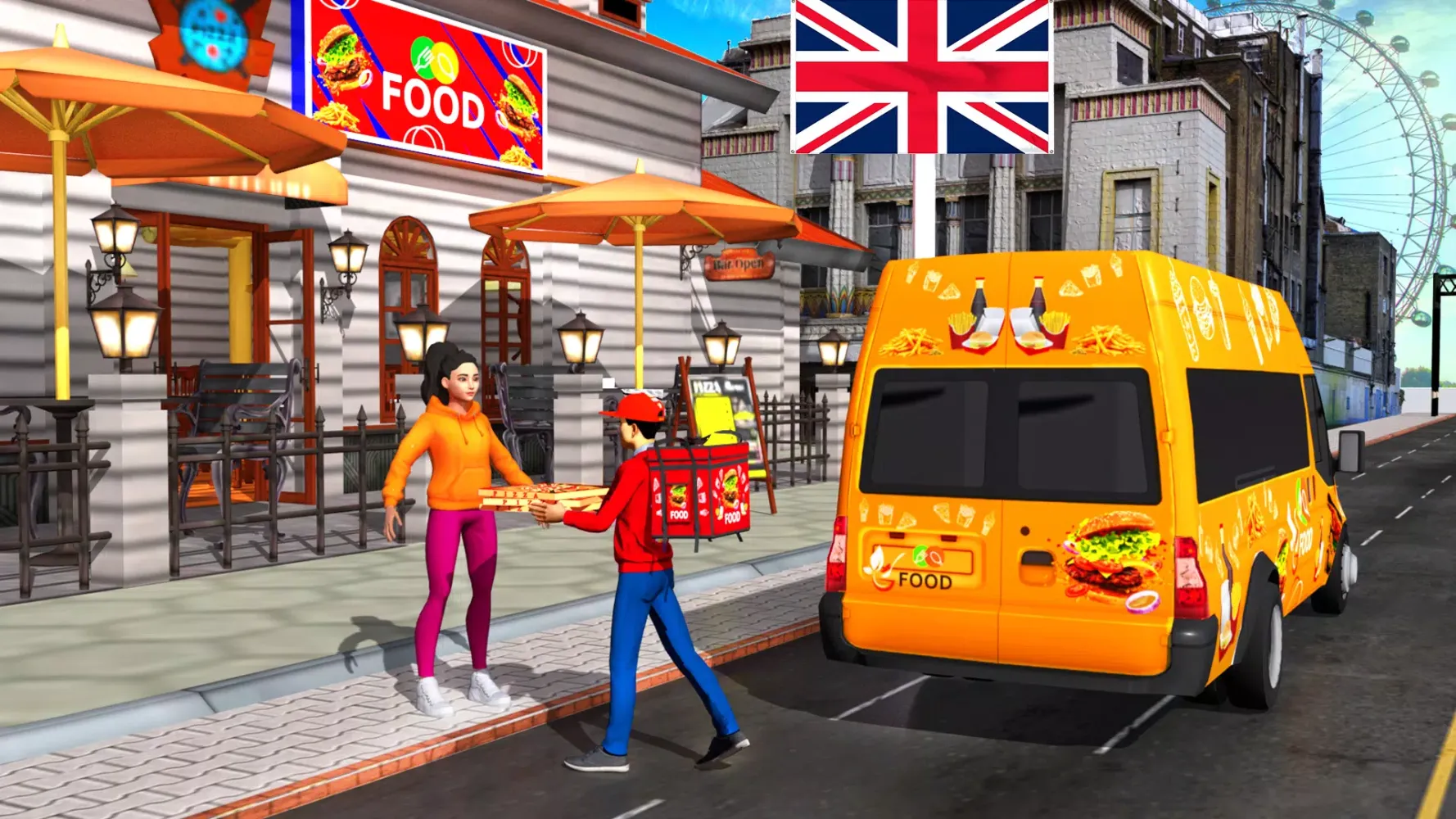 Pizza Delivery Game- Bike Game应用截图