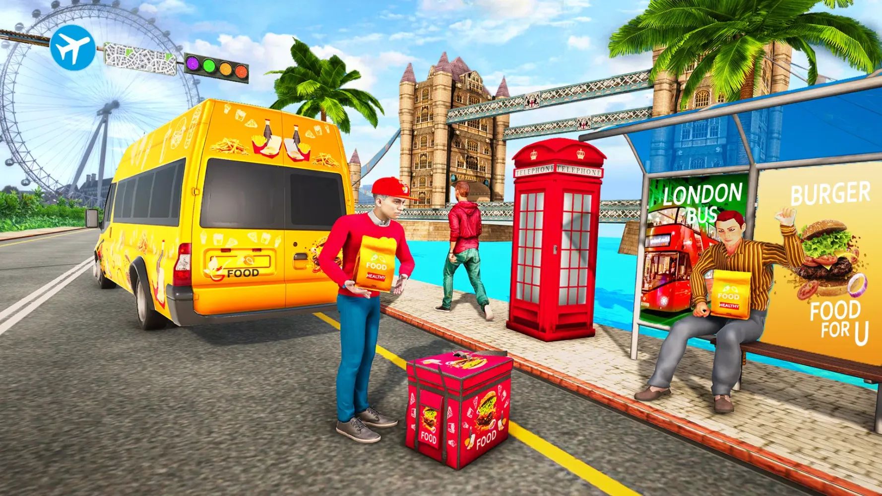 Pizza Delivery Game- Bike Game应用截图