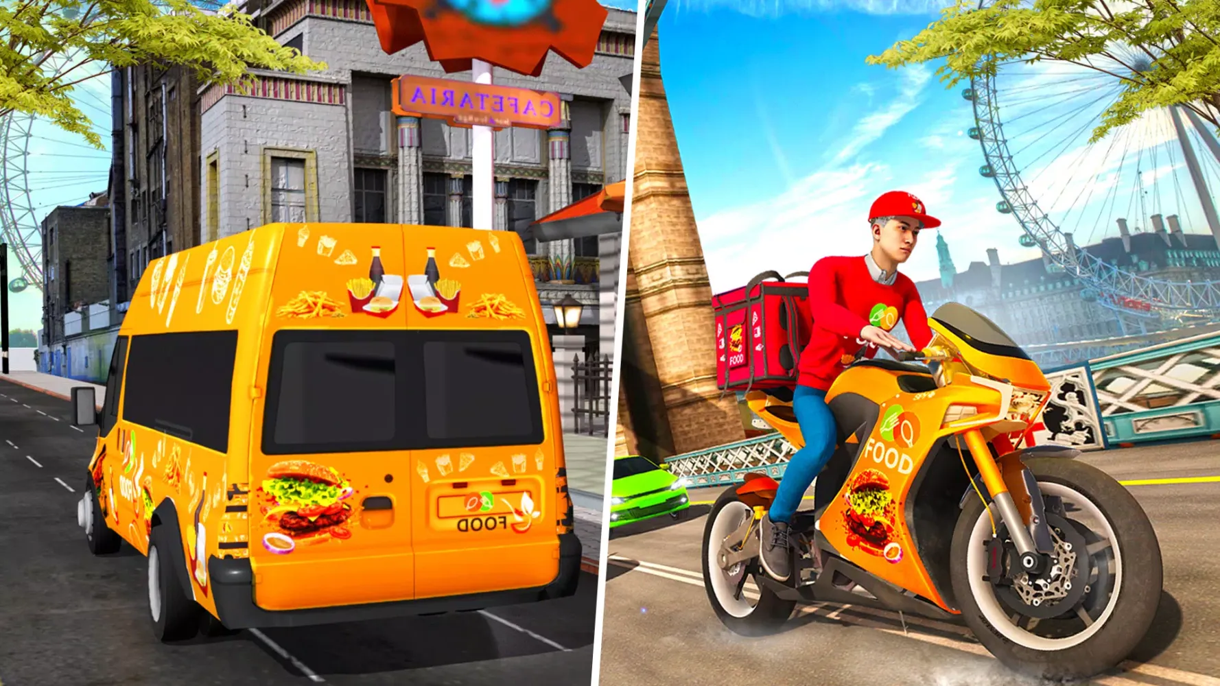 Pizza Delivery Game- Bike Game应用截图
